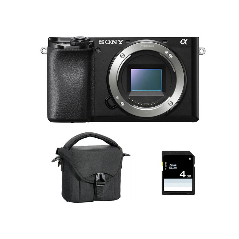 Sony Alpha 6100 Negro + Garantía de 3 años + Maleta + Tarjeta SD de 8 GB