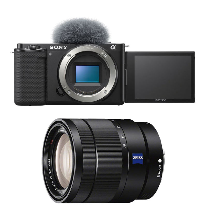 Sony Alpha ZV-E10 Black + 16-70mm f/4 OSS 3-Year Warranty