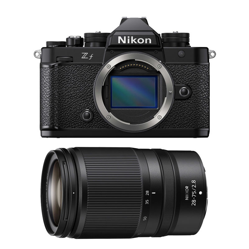 Nikon Zf Black + Z 28-75mm f/2.8 Lens with 3-Year Warranty