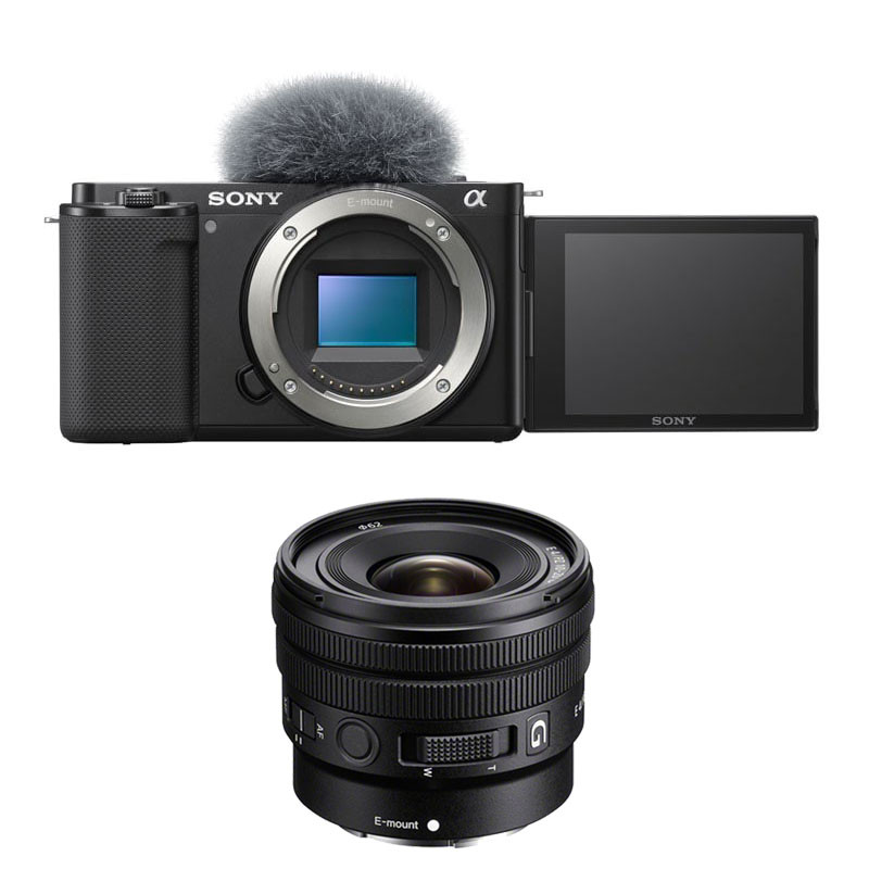 Sony Alpha ZV-E10 Black + 10-20mm Garanti 3 ans