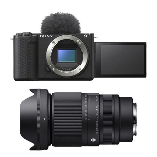 Sony Alpha ZV-E10 II + Objetivo Sigma 16-300mm f/3.5-6.7 DC OS Contemporáneo con Garantía de 3 Años