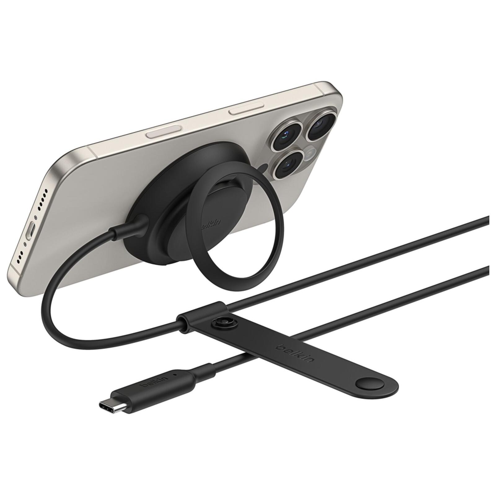 Belkin Wireless Mobile Device Charger Headphones, Smartphone Black USB Quick Charge Internal