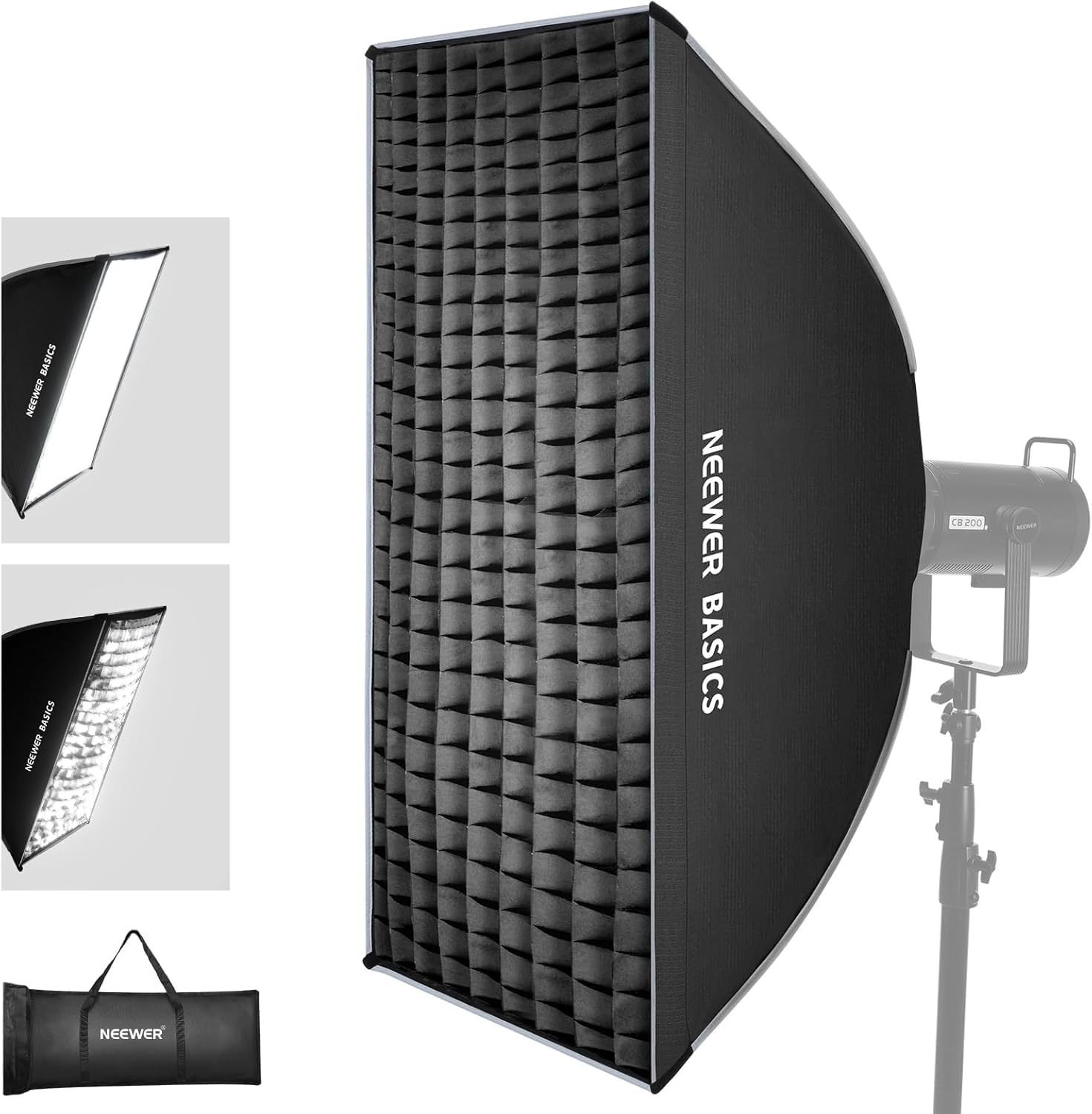 Kit de caja de luz suave Neewer de 24'' x 35'' con montaje Bowens