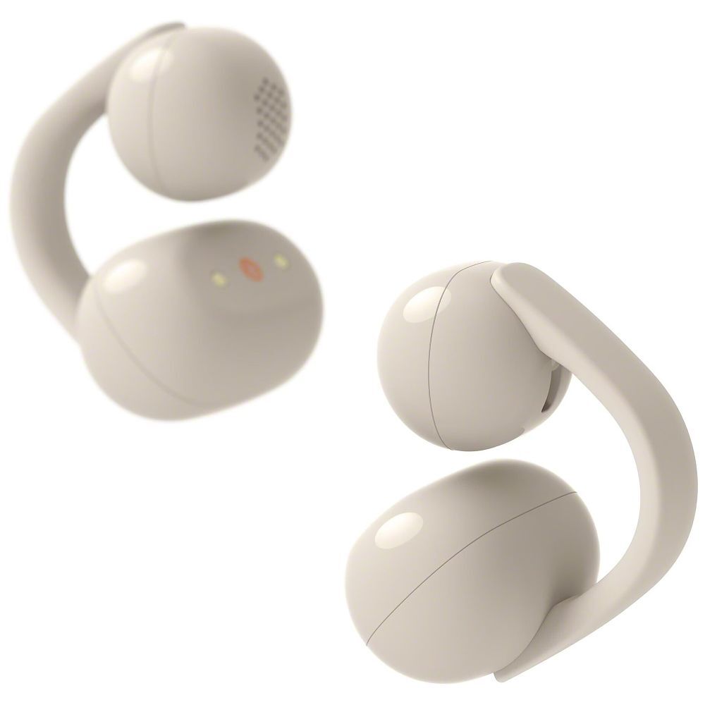 Sony LinkBuds Clip - True Wireless Earbuds - Bluetooth 5.3 - Beige