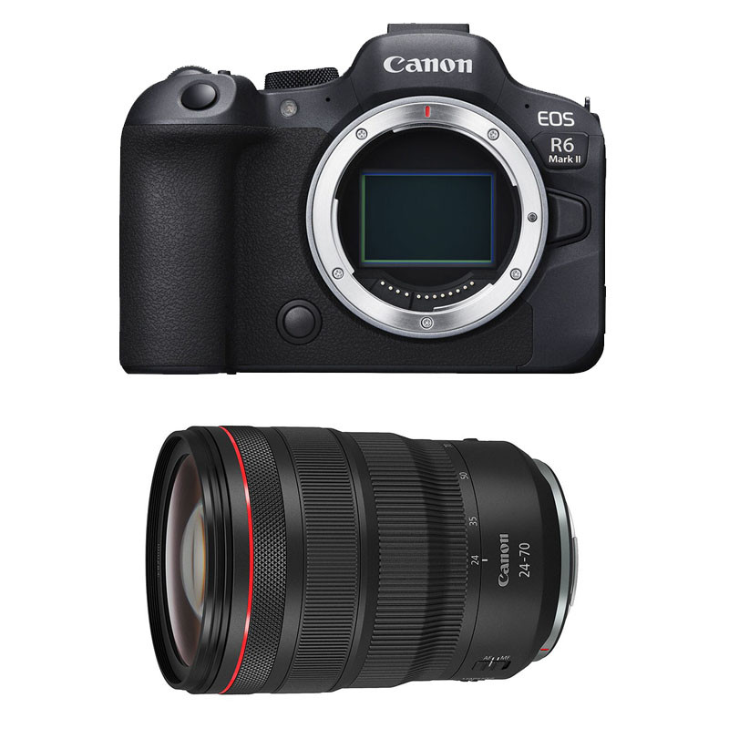 Canon EOS R6 Mark II + RF 24-70mm f/2.8 L IS USM 3-Year Warranty