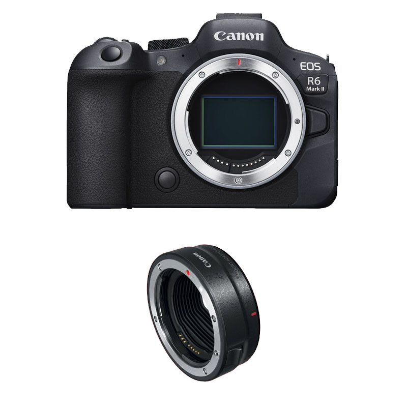 Canon EOS R6 Mark II Body + EF-EOS-R Ring - 3 Year Warranty
