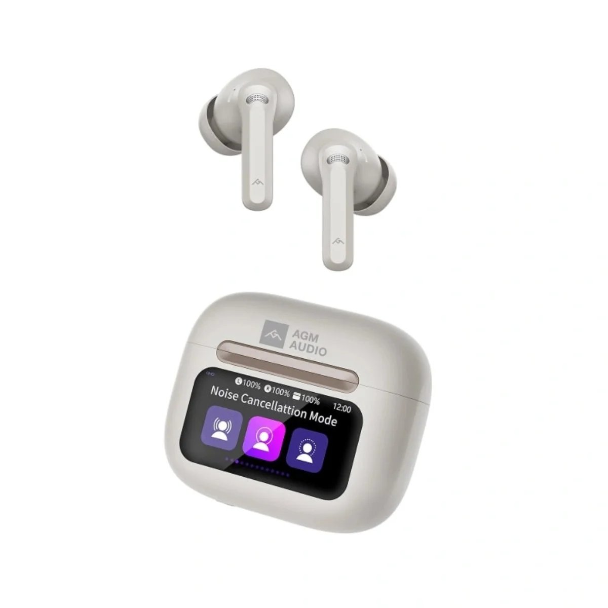 AGM Buds 9 USB-C Earbuds - Beige