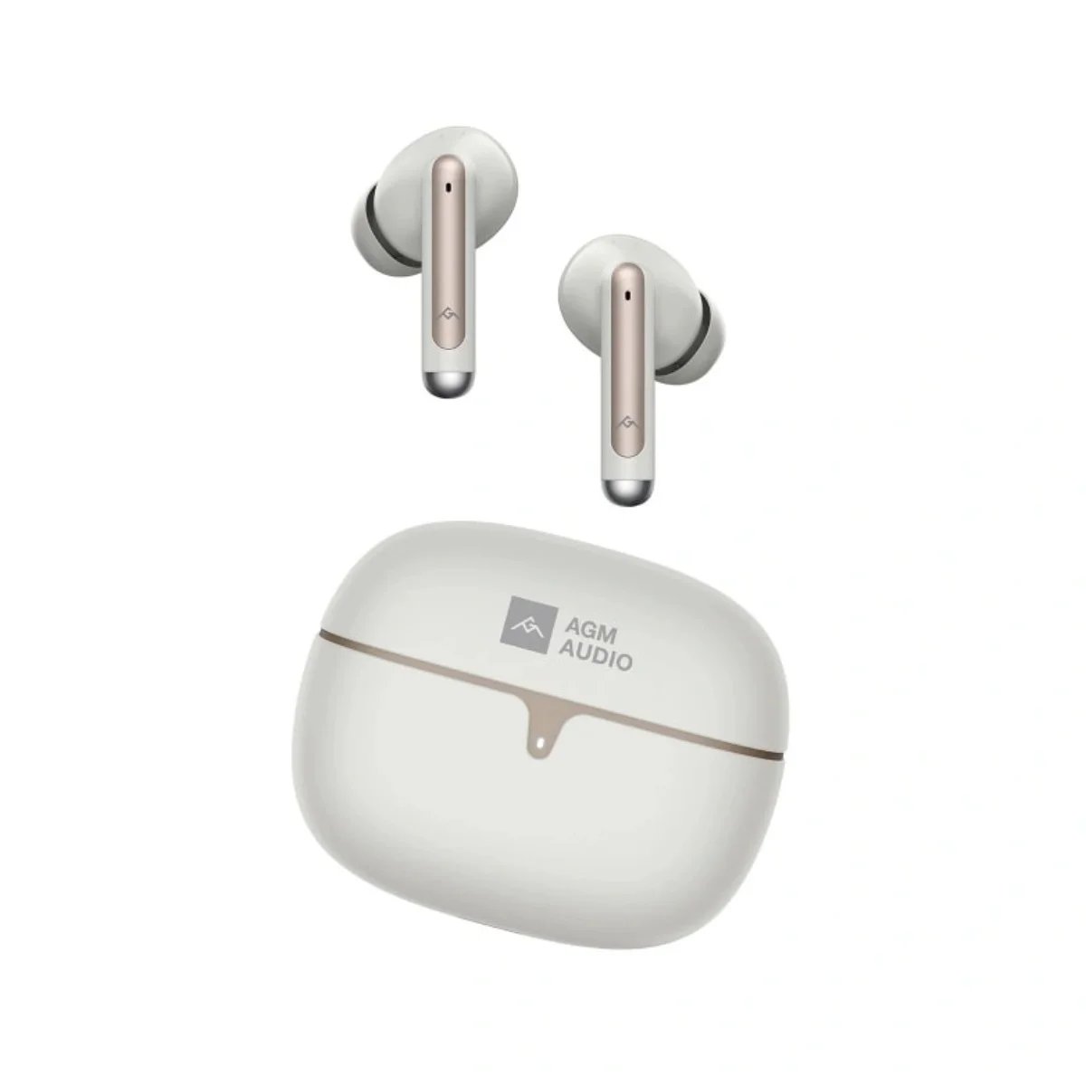AGM USB-C Buds 5 Earbuds - Beige (50MB, Beige)