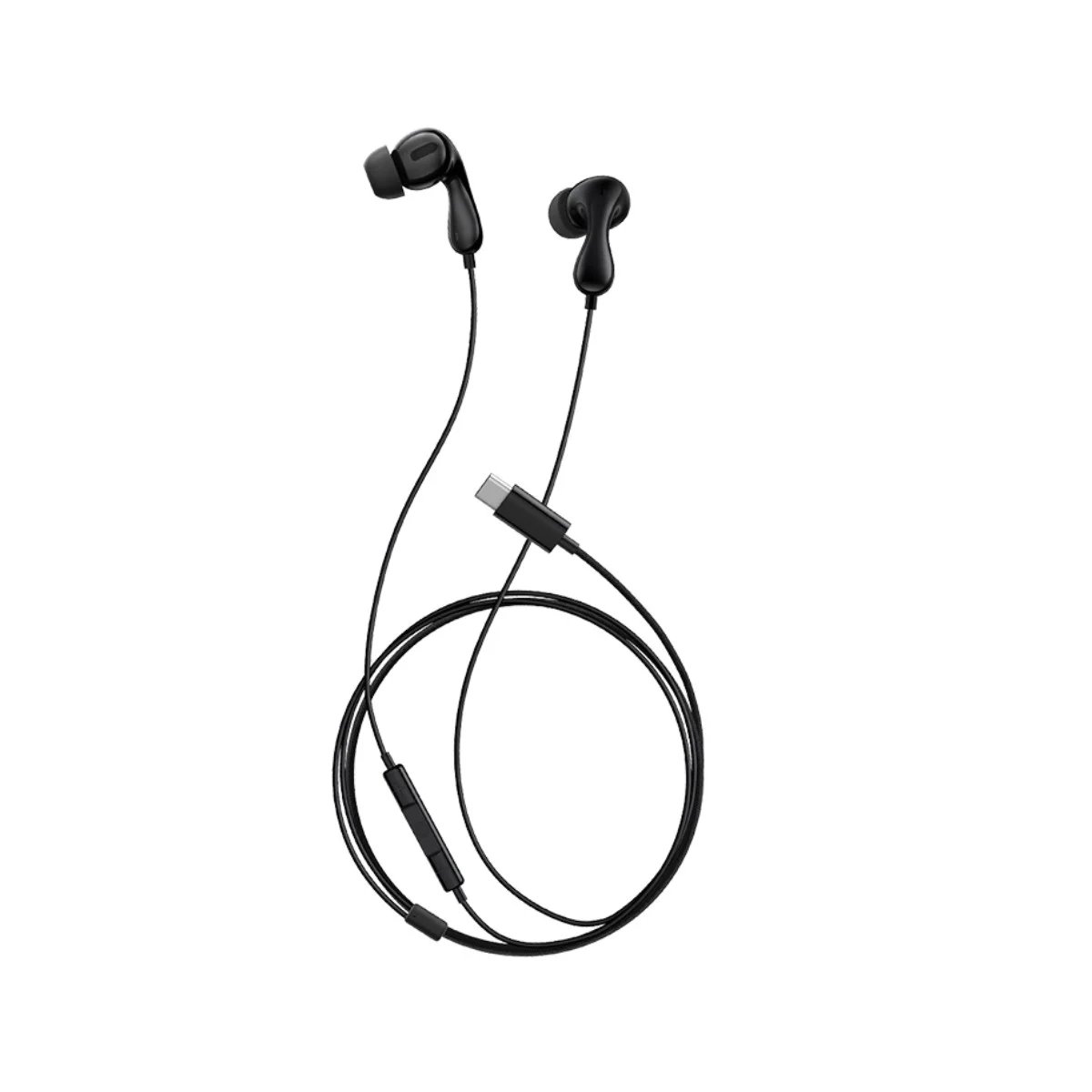 Écouteurs filaires Baseus Encok CZ20 USB-C Noir