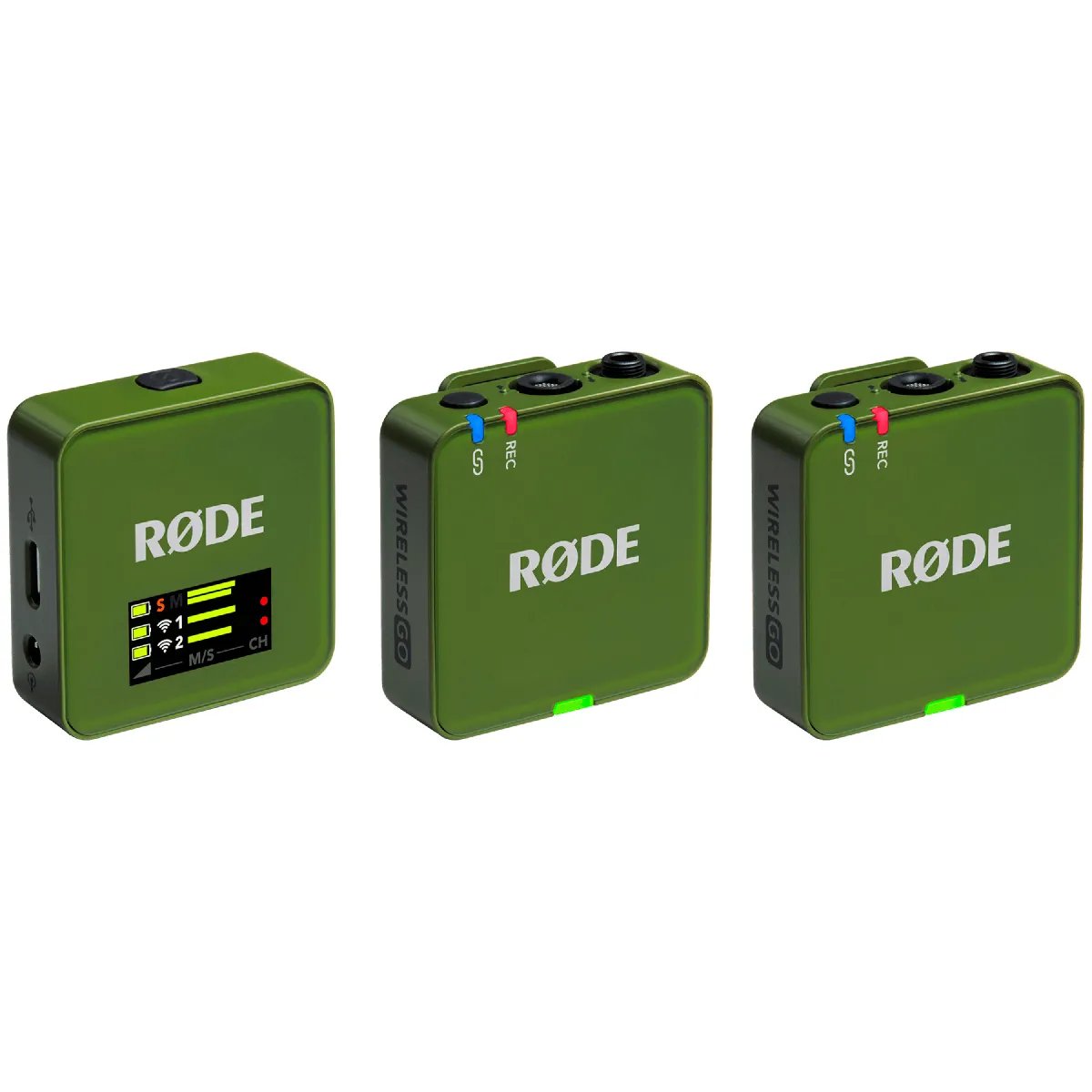 Kit de Micrófono Rode Wireless GO Gen 3 Moss
