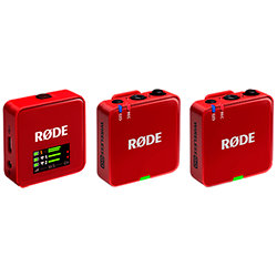 Rode Wireless GO Gen 3 Rojo (Talla: Media, Color: Rojo)