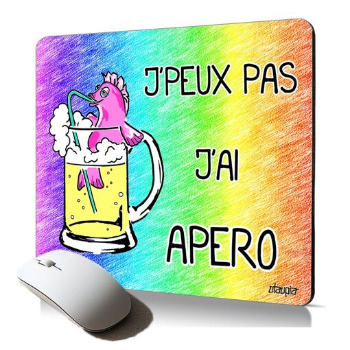 Utaupia Soft Mouse Pad with Humorous Design - Gaming Accessory for PC, Original Birthday Gift