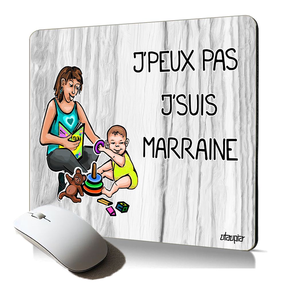 Utaupia Soft and Non-Slip Mouse Pad with Humorous Design