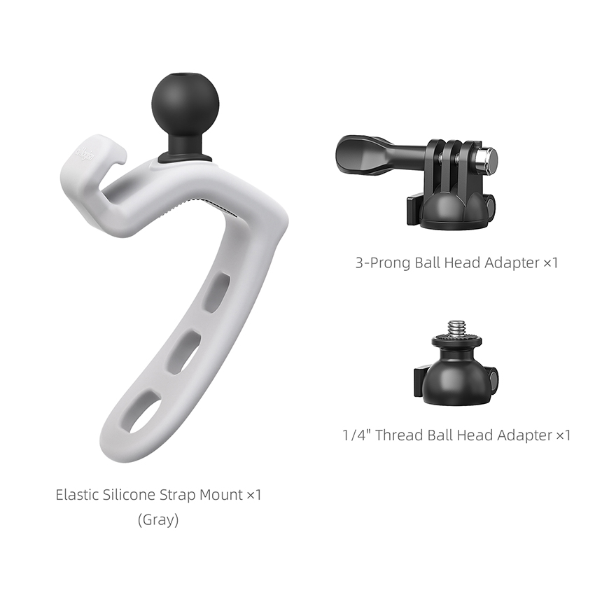 INSTA360 Mini Q Elastic Support (Gray) for Action Camera Fixation - Insta360, DJI, GoPro, Universal and Anti-Vibration
