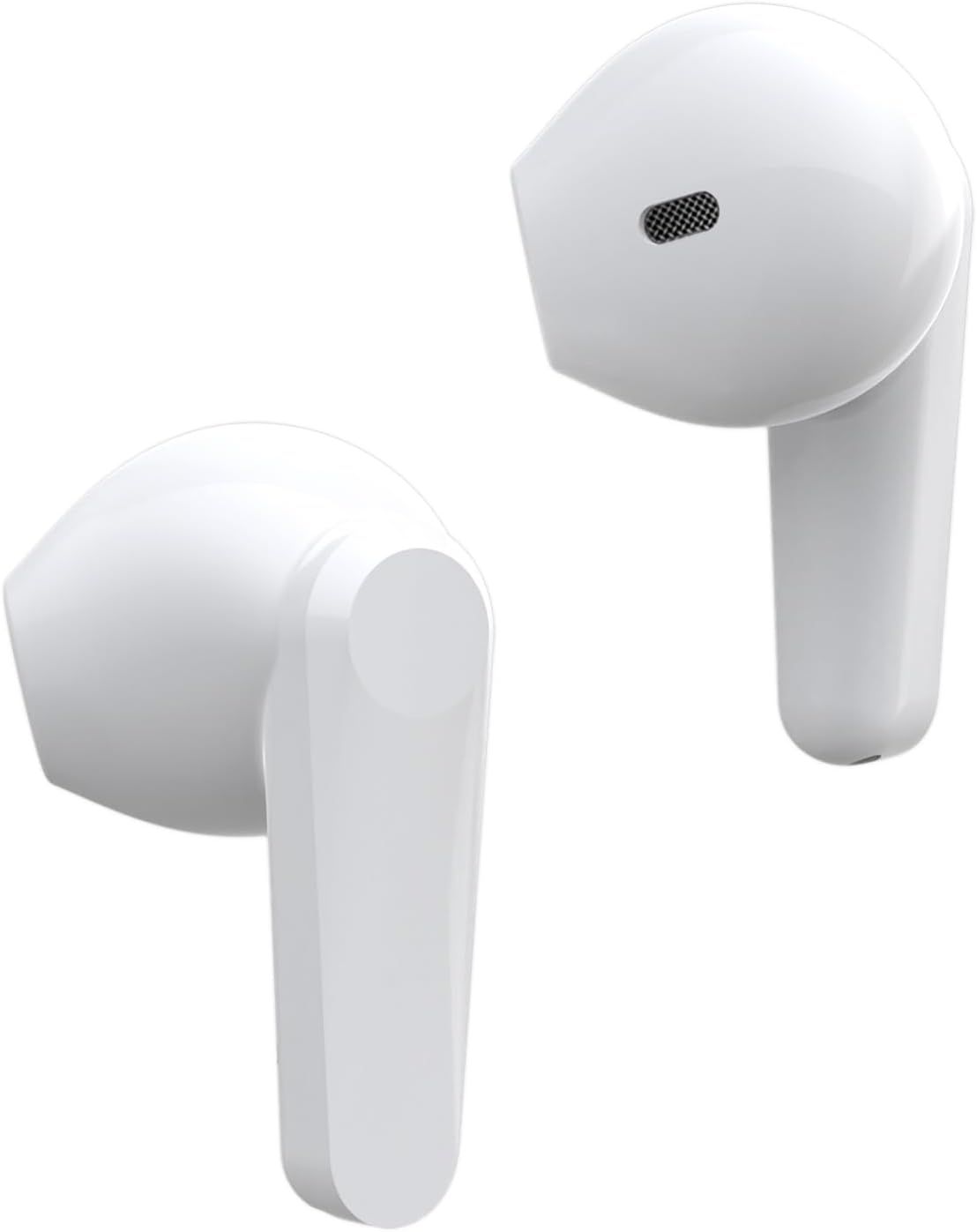 Auriculares inalámbricos KALANKA M1 Mini Bluetooth 5.1 con micrófono integrado, auriculares verdaderamente inalámbricos con estuche de carga - Blanco