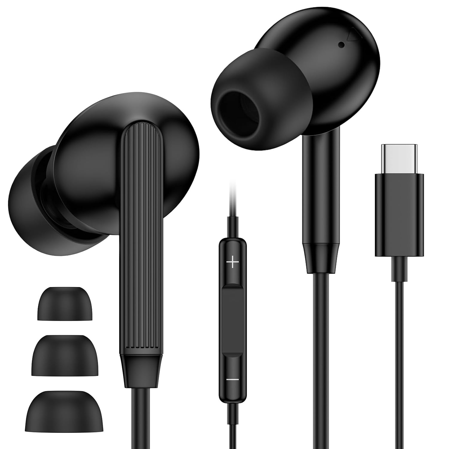 Auriculares LORANKA USB-C para Samsung y dispositivos Apple