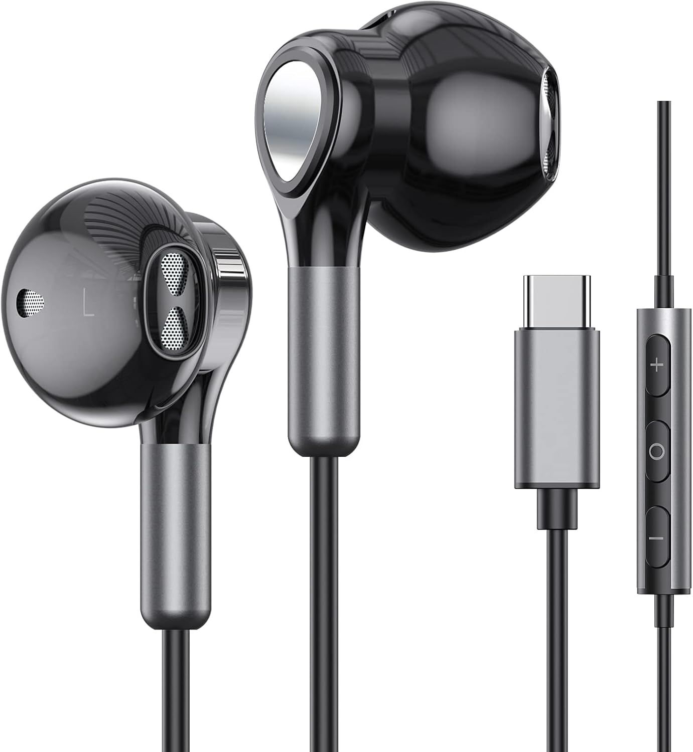 LORANKA USB C Earbuds for Samsung and Other Devices