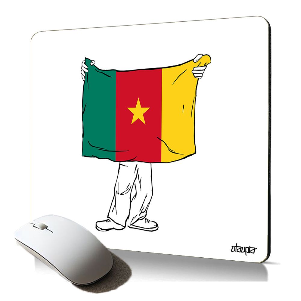Tapis de souris souple Utaupia - Drapeau du Cameroun