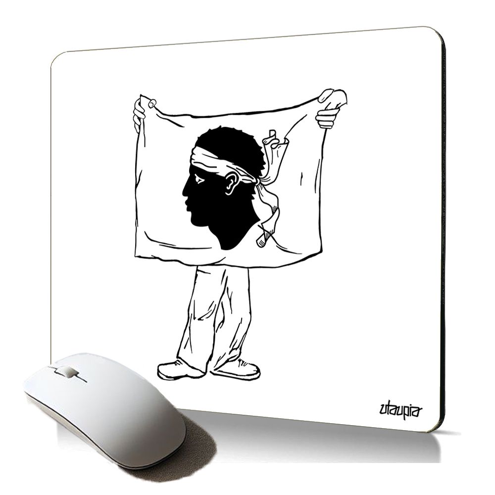 Utaupia Soft Mouse Pad - Corsican Flag, Gaming Keyboard Mat, Durable PC Accessory