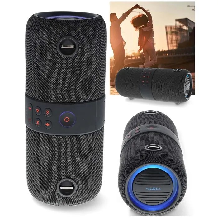 Lenco Portable Bluetooth Speaker - HQ 40W - 3600mAh/6.5h - IPX6 Waterproof
