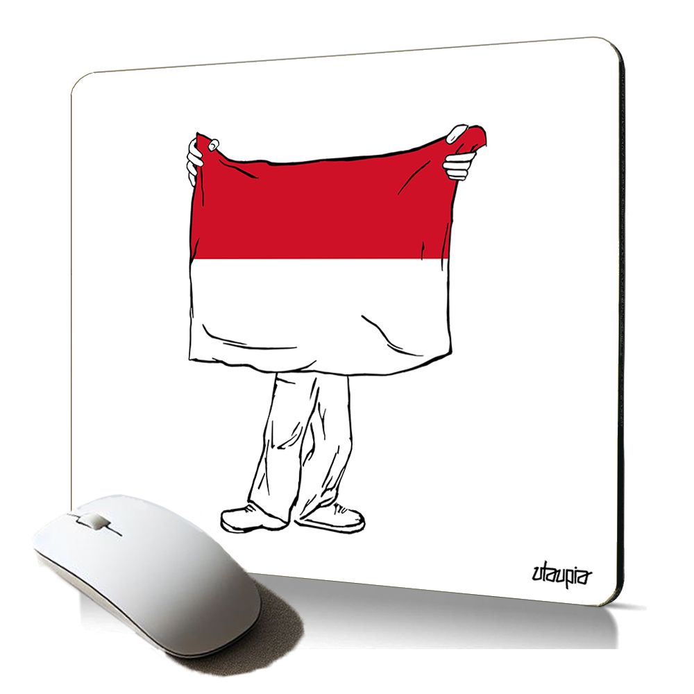 Utaupia Monaco Eco-Friendly Mousepad - Soft, Stable Foot Football Design