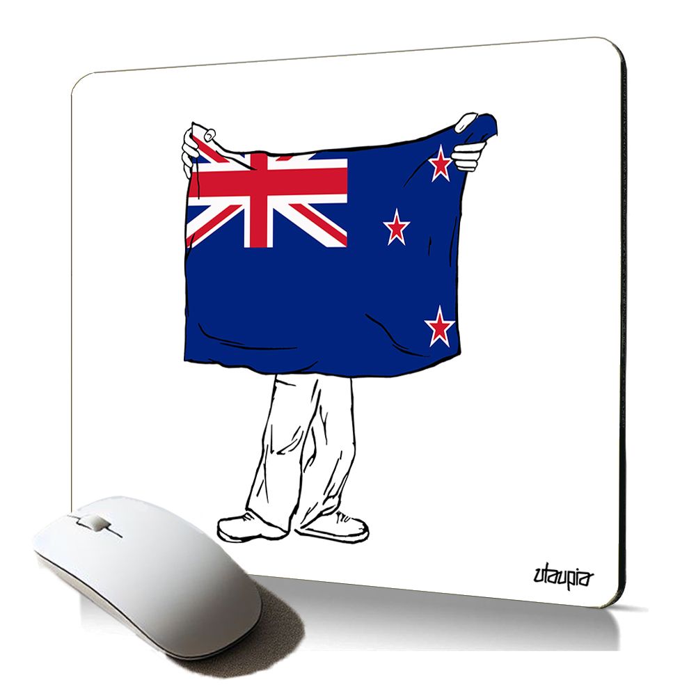 Utaupia Soft Mouse Pad - New Zealand Flag Design