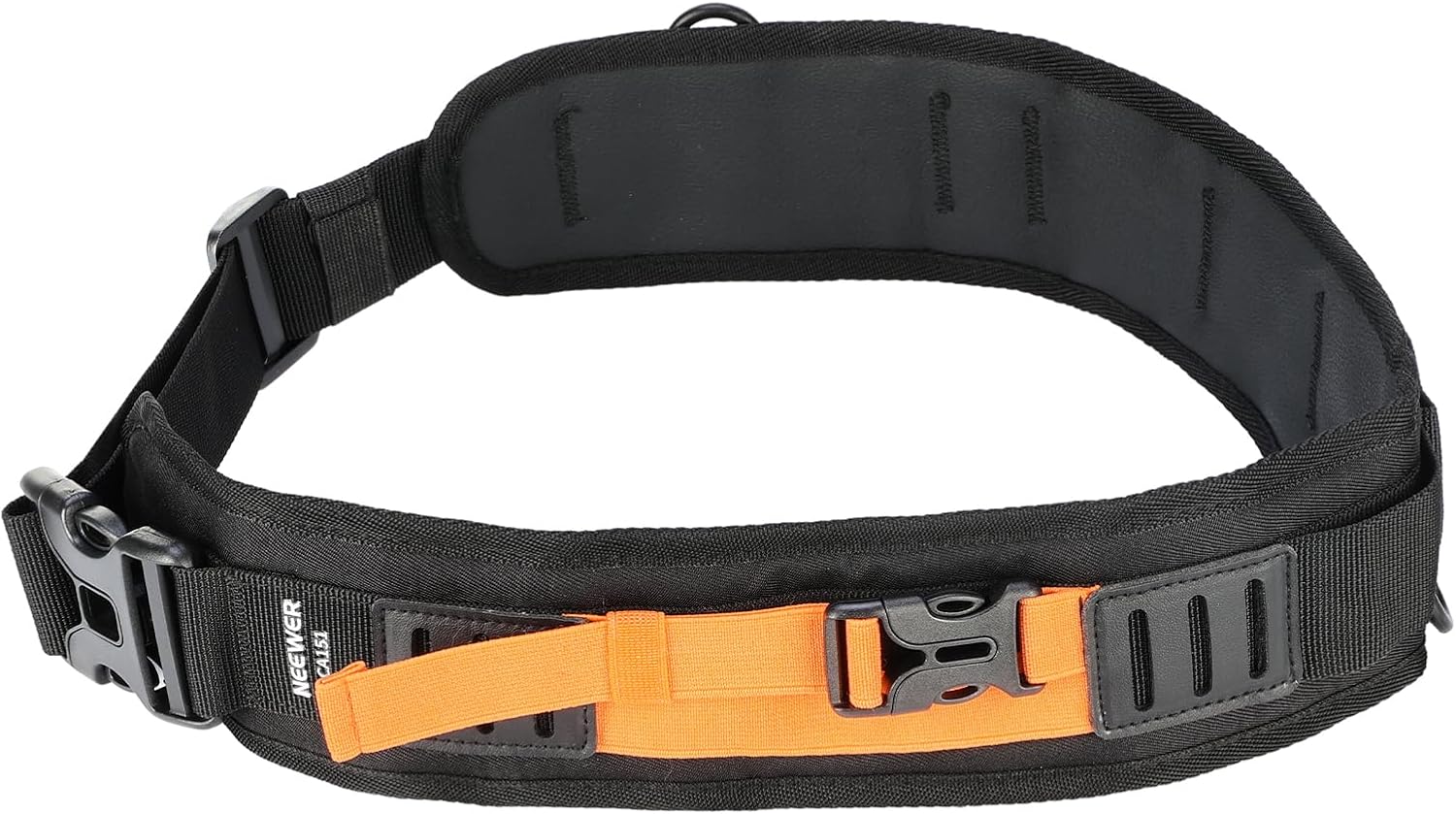 Cinturón para cámara Neewer - Cinta ajustable y transpirable con anillos D para bolsa DSLR, estuche de lentes, trípode, accesorios flash