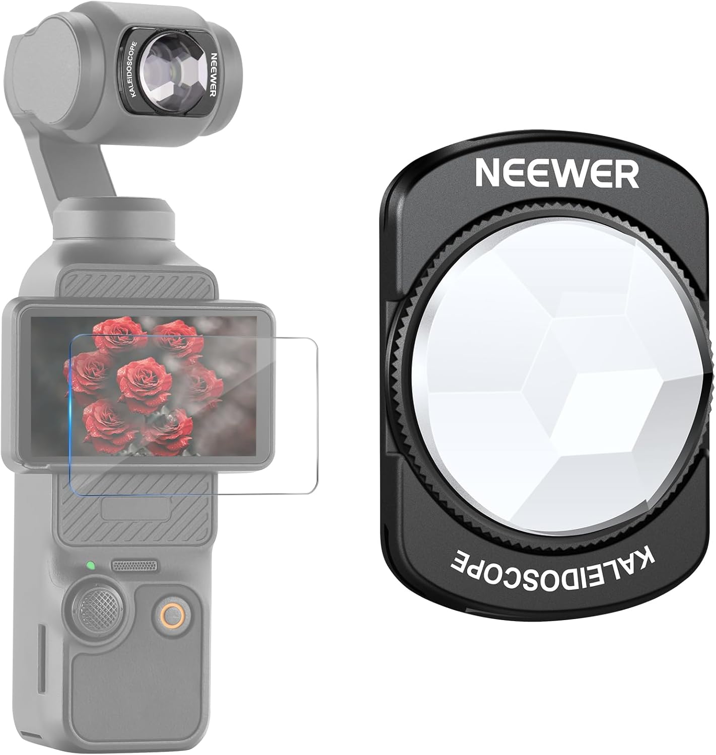 Neewer Magnetic HD Multi-Layer Glass Lens Filter for DJI Osmo Pocket 3 Creator Combo - Calibration Prism Filter FL-C39