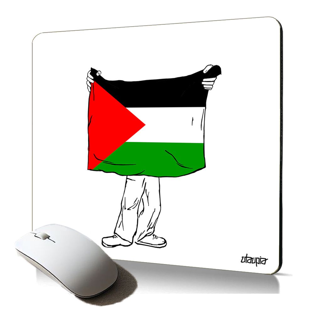 Utaupia Soft Mouse Pad - Palestine Flag Customized World Cup Football