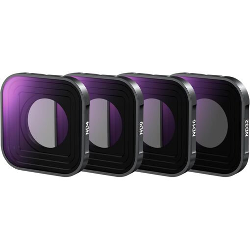 Neewer ND Filter Set for GoPro - 4-Pack HD Multilayered Neutral Density Filters (ND4, ND8, ND16, ND32) in Fine Plastic