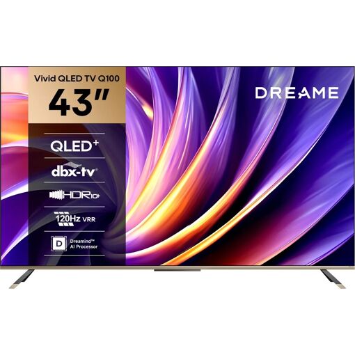 Dreame Vivid QLED 43" 4K Smart TV - Black