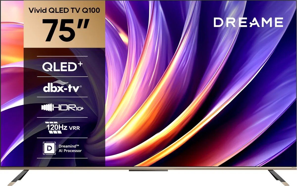 TV Dreame Vivid Q100-75 de 189 cm con tecnología QLED+