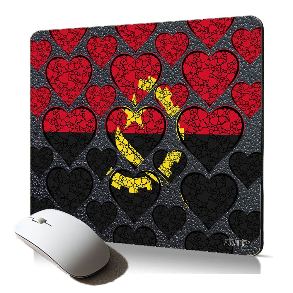 Utaupia Soft Mouse Pad - Angola Flag Design