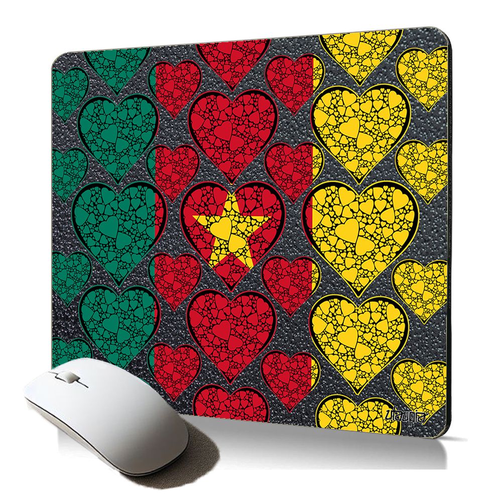 Tapis de souris souple Utaupia - Drapeau du Cameroun