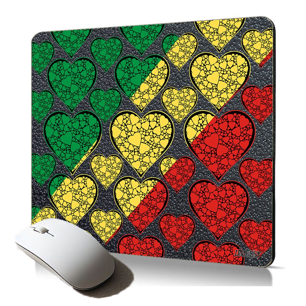 Tapis de souris souple Utaupia - Drapeau du Congo Brazzaville, accessoire Coupe du Monde, tapis antidérapant pour PC