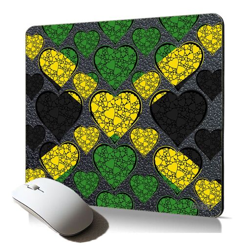 Utaupia Soft Mouse Pad - Jamaican Flag Design
