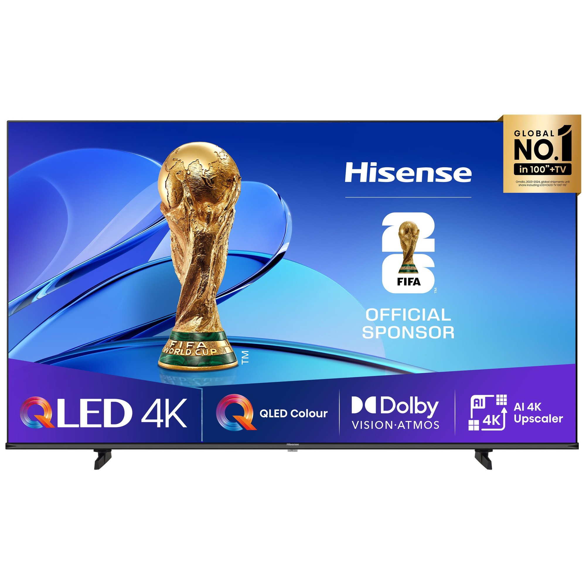 Hisense E7Q PRO 43-Inch 4K Ultra HD Smart TV - Black