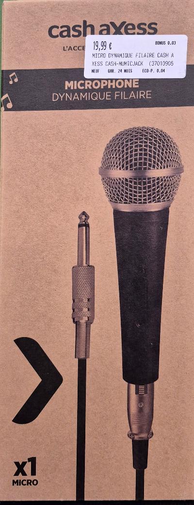 Cash Axess Wired Dynamic Microphone