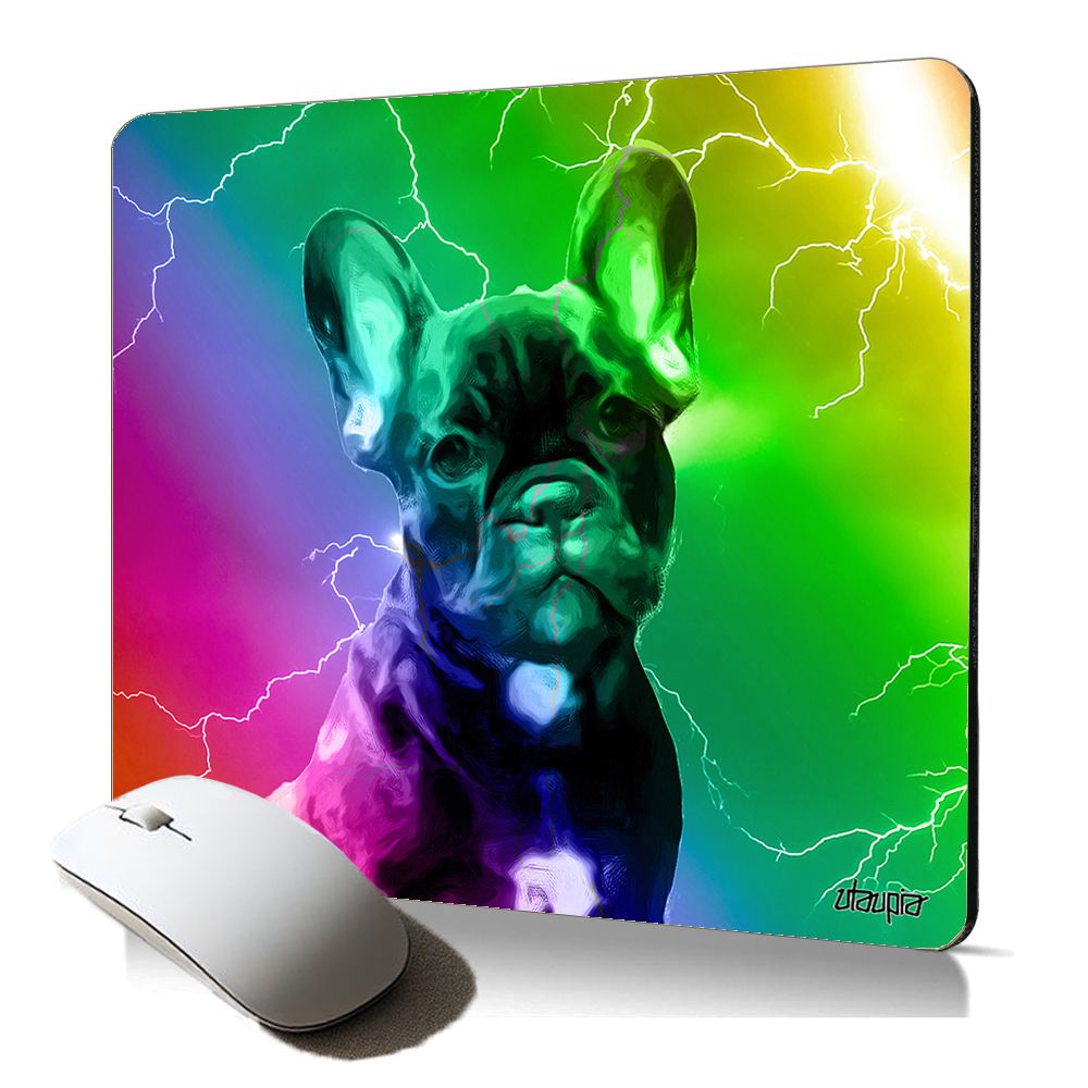 Utaupia French Bulldog Mouse Pad - Soft, Durable, and Artistic