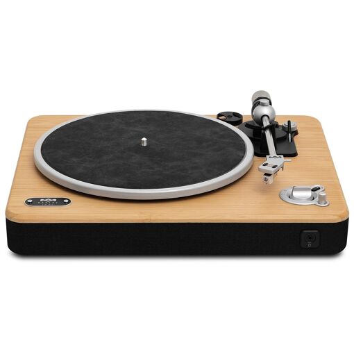 Tourne-disque House of Marley Stir It Up Wireless 2 à courroie, noir/bois manuel