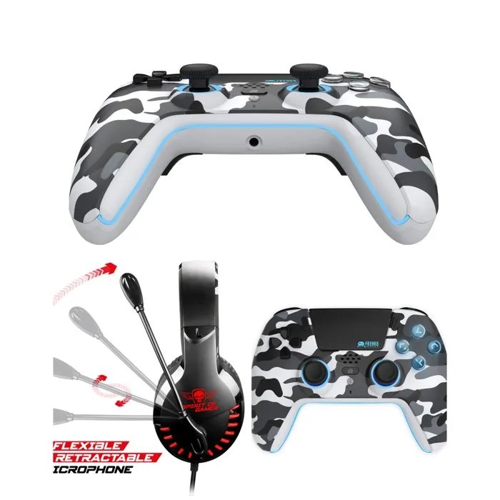 Spirit of Gamer PRO H3 Stereo Gaming Headset - White Camo