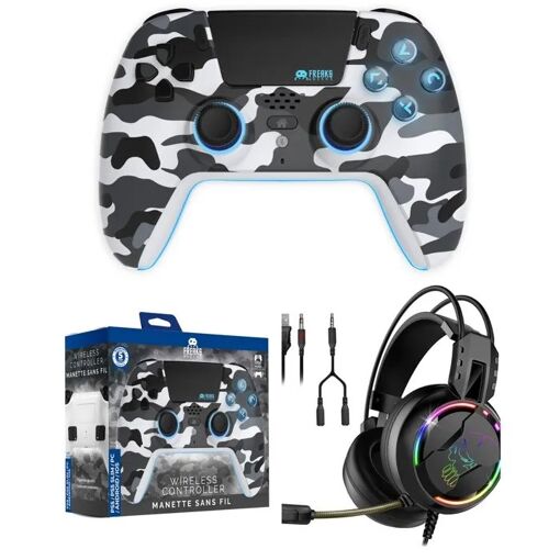 Spirit of Gamer PRO H3 Gaming Headset - White Camo