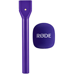 Rode Interview GO Purple Microphone