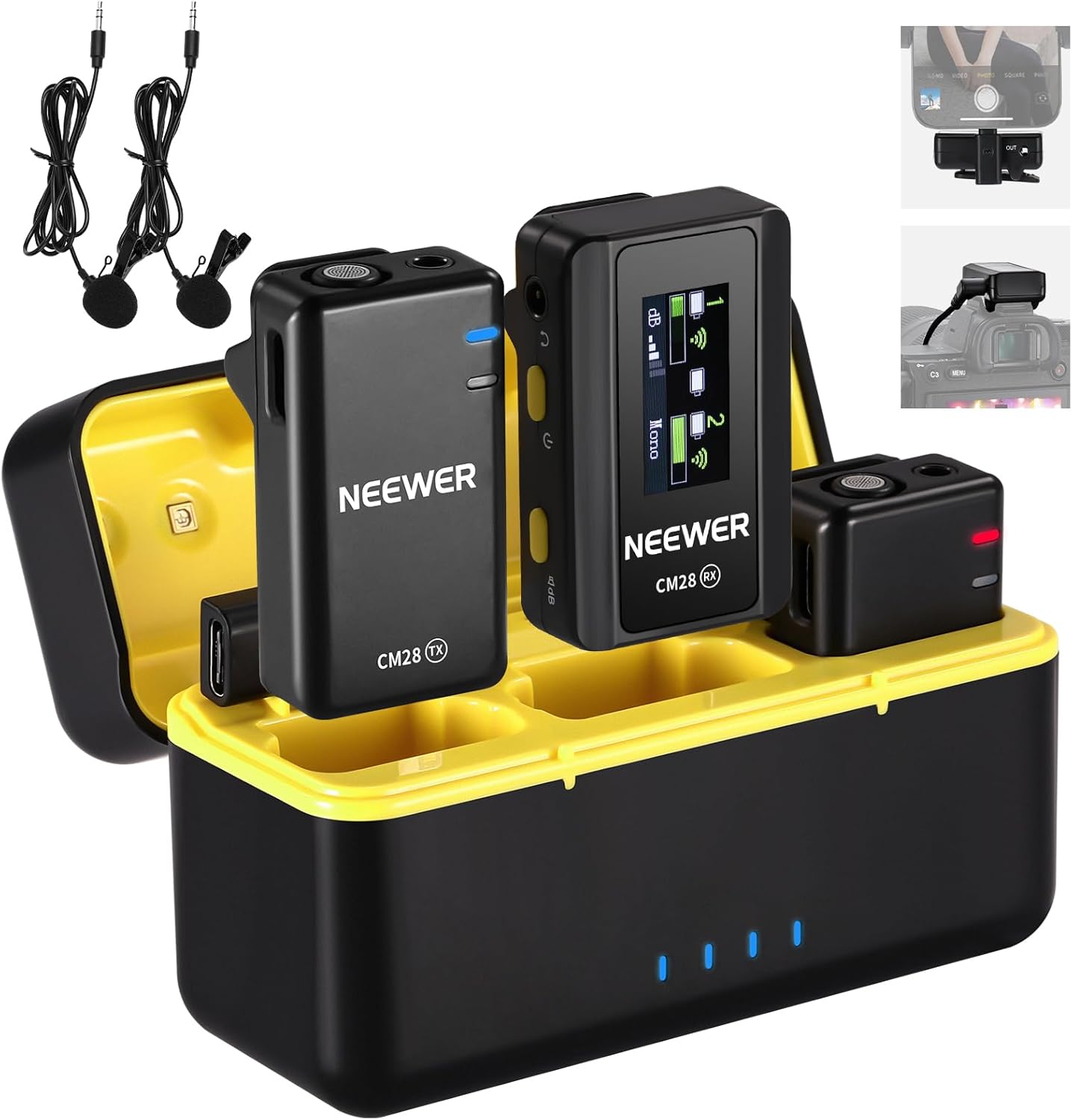 Kit de micrófono inalámbrico Neewer CM28