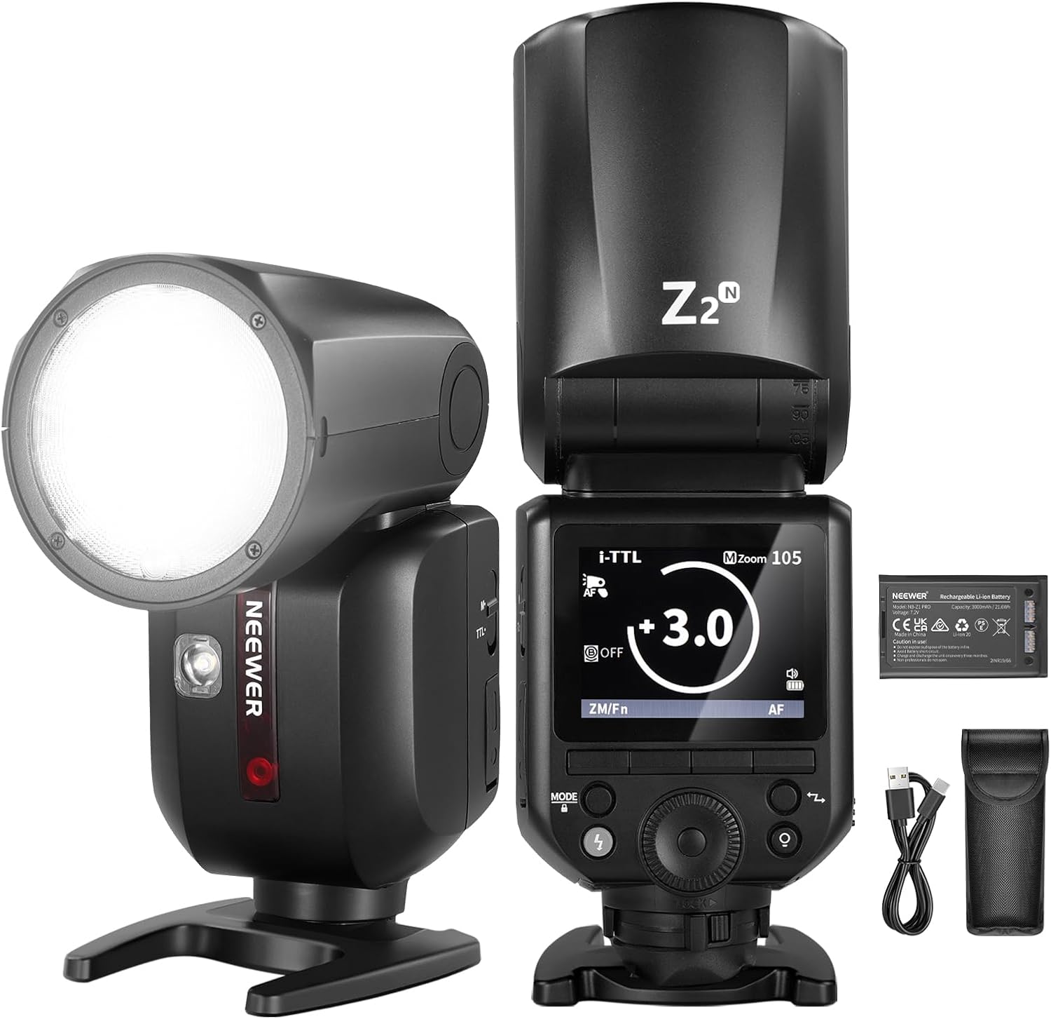 Flash Neewer Z2-N TTL con conexión inalámbrica 2.4G para Nikon