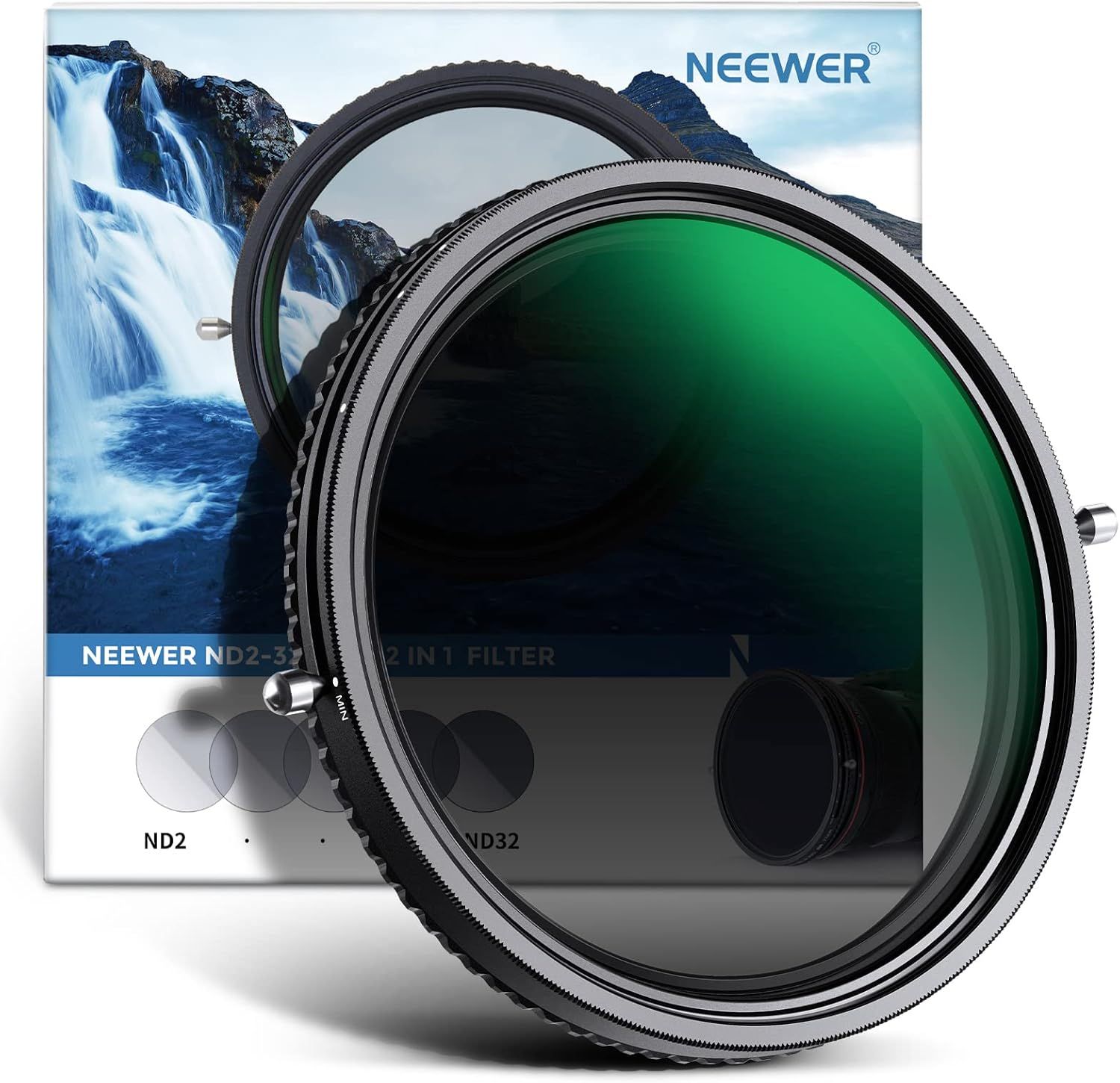 Conjunto de Filtro ND Variable Neewer 77mm
