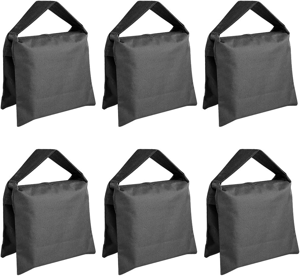 Neewer 6-Pack Sandbags for Camera Tripod & Lighting Stand Anchoring
