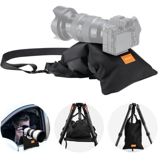 Neewer Sandbag for Photography - 395x240mm Storage Bag with Strap