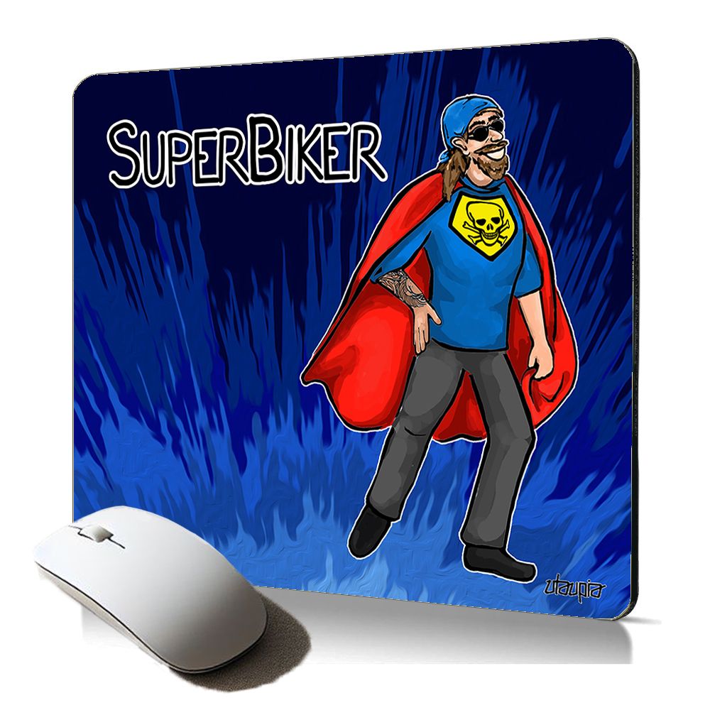 Utaupia Soft Mouse Pad - Biker Theme