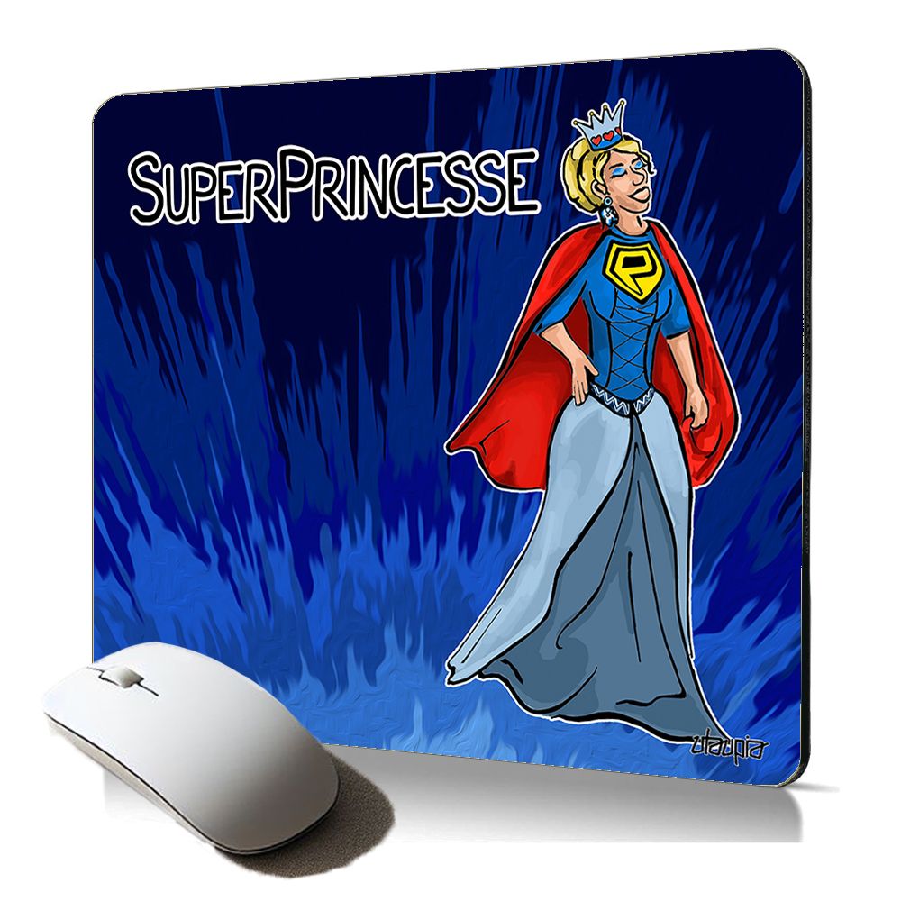 Utaupia Soft Mouse Pad - Princess Comic Strip, Humorous Text